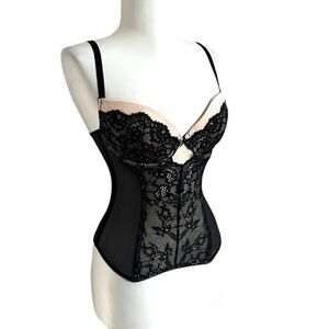 Victorias Secret Y2K Lace Corset Top 34C small Whimsigoth Fairy Coquette